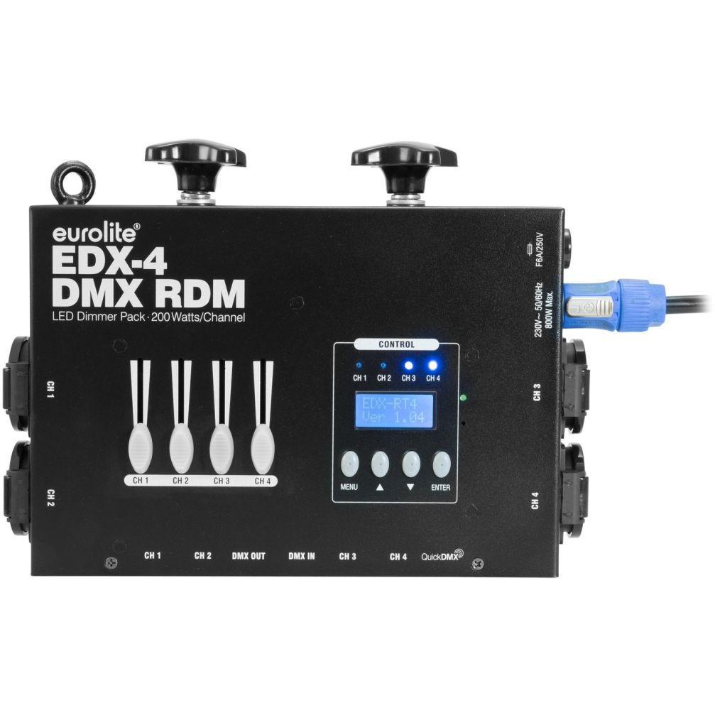 Eurolite EDX-4 DMX RDM LED-Dimmerpack von Eurolite