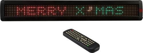 Eurolite ESN 7x80 LED-Laufschrift mit Fernbedienung RGB (B x H x T) 647 x 35 x 97mm von Eurolite
