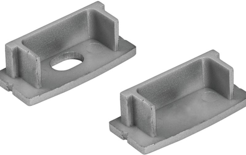 Eurolite Endkappen für U-Profil 20mm silber von Eurolite