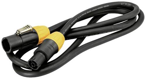 Eurolite IP T-Con XLR Verbindungskabel [1x XLR-Stecker - 1x XLR-Buchse] 10m Schwarz/Orange von Eurolite