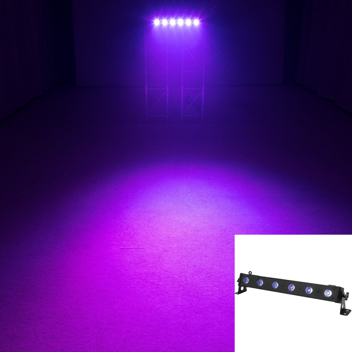 Eurolite LED BAR-6 QCL RGB+UV Bar Eurolite LED BAR-6 QCL RGB+UV Bar von Eurolite