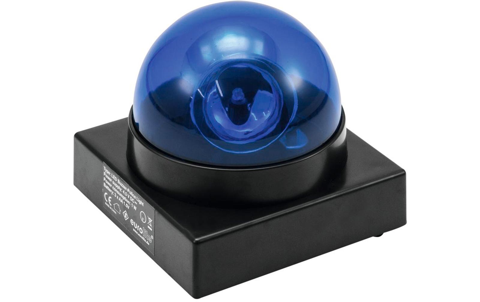 Eurolite LED Buzzer-Polizeilicht blau Eurolite LED Buzzer-Polizeilicht blau von Eurolite