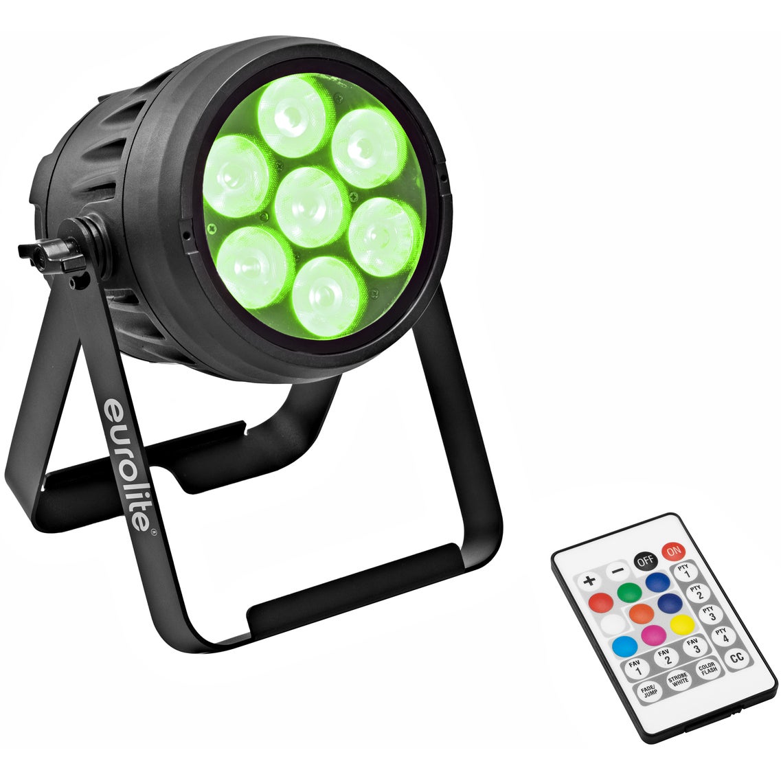 Eurolite LED IP PAR 7x10W RGBL Spotlight Eurolite LED IP PAR 7x10W RGBL Spotlight von Eurolite