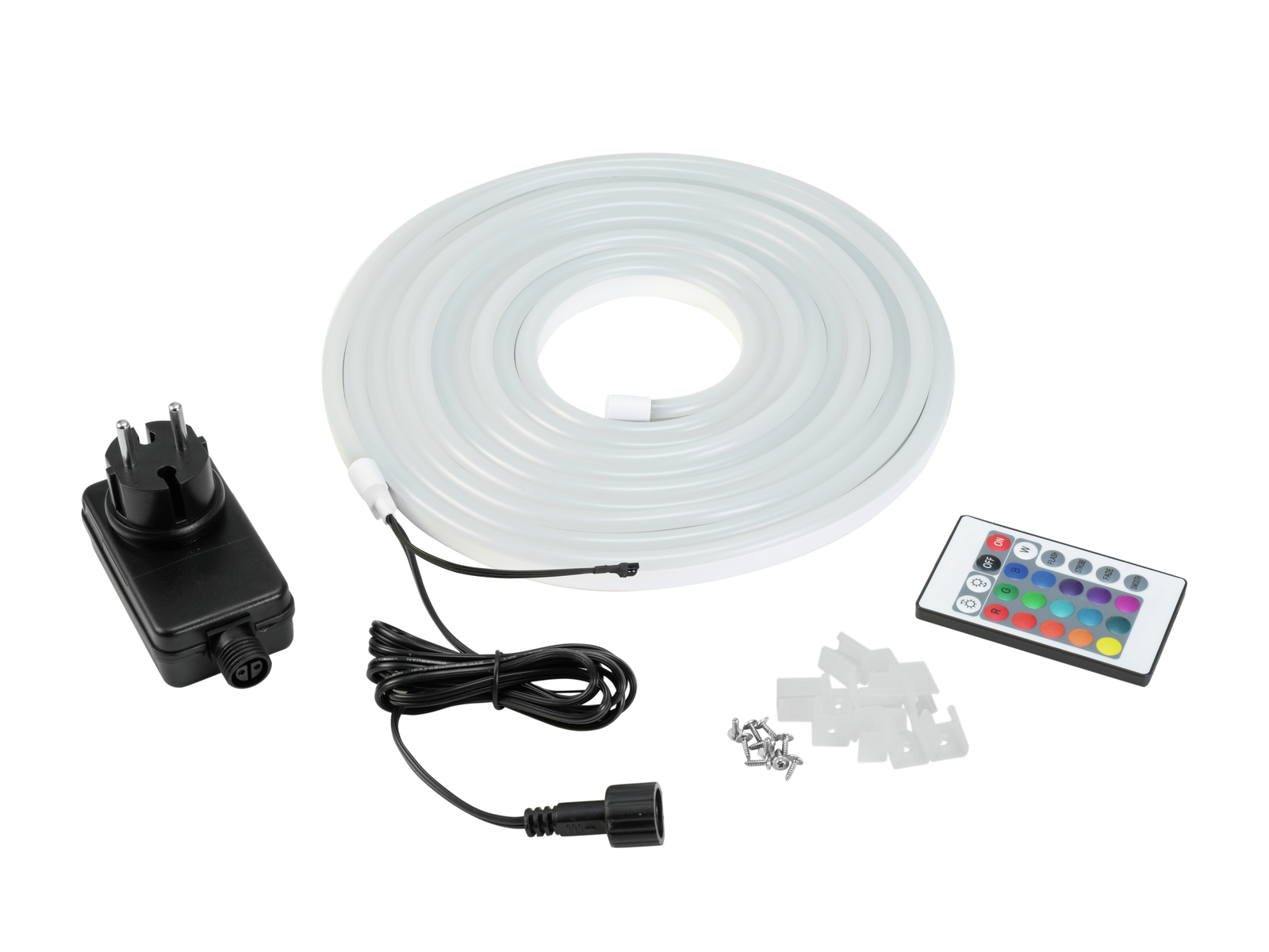 Eurolite LED Neon Flex 24V RGB 5m mit IR Set von Eurolite