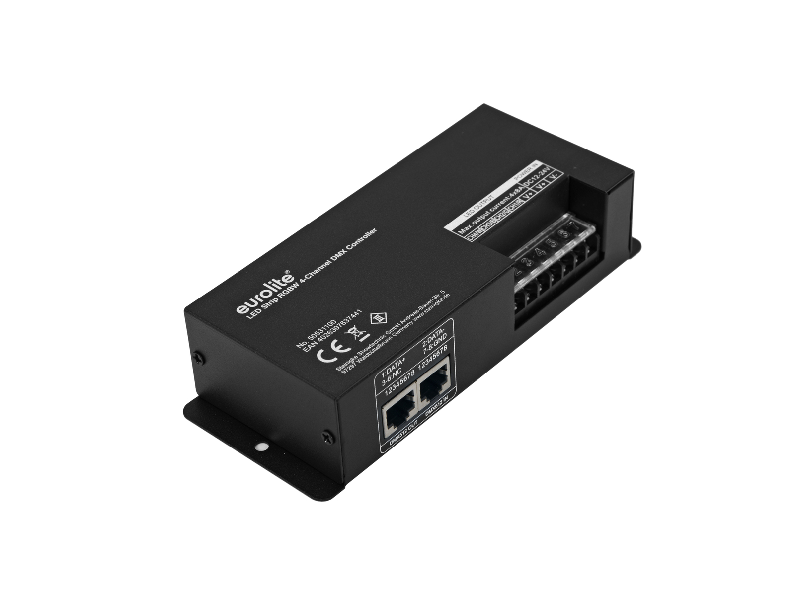 Eurolite LED Strip RGBW 4-Kanal-DMX-Controller Eurolite LED Strip RGBW 4-Kanal-DMX-Controller von Eurolite