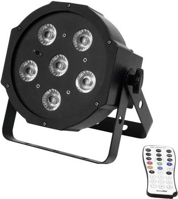 Eurolite SLS-603 LED-PAR-Scheinwerfer Anzahl LEDs: 6 x 3 W Schwarz (51915358) von Eurolite