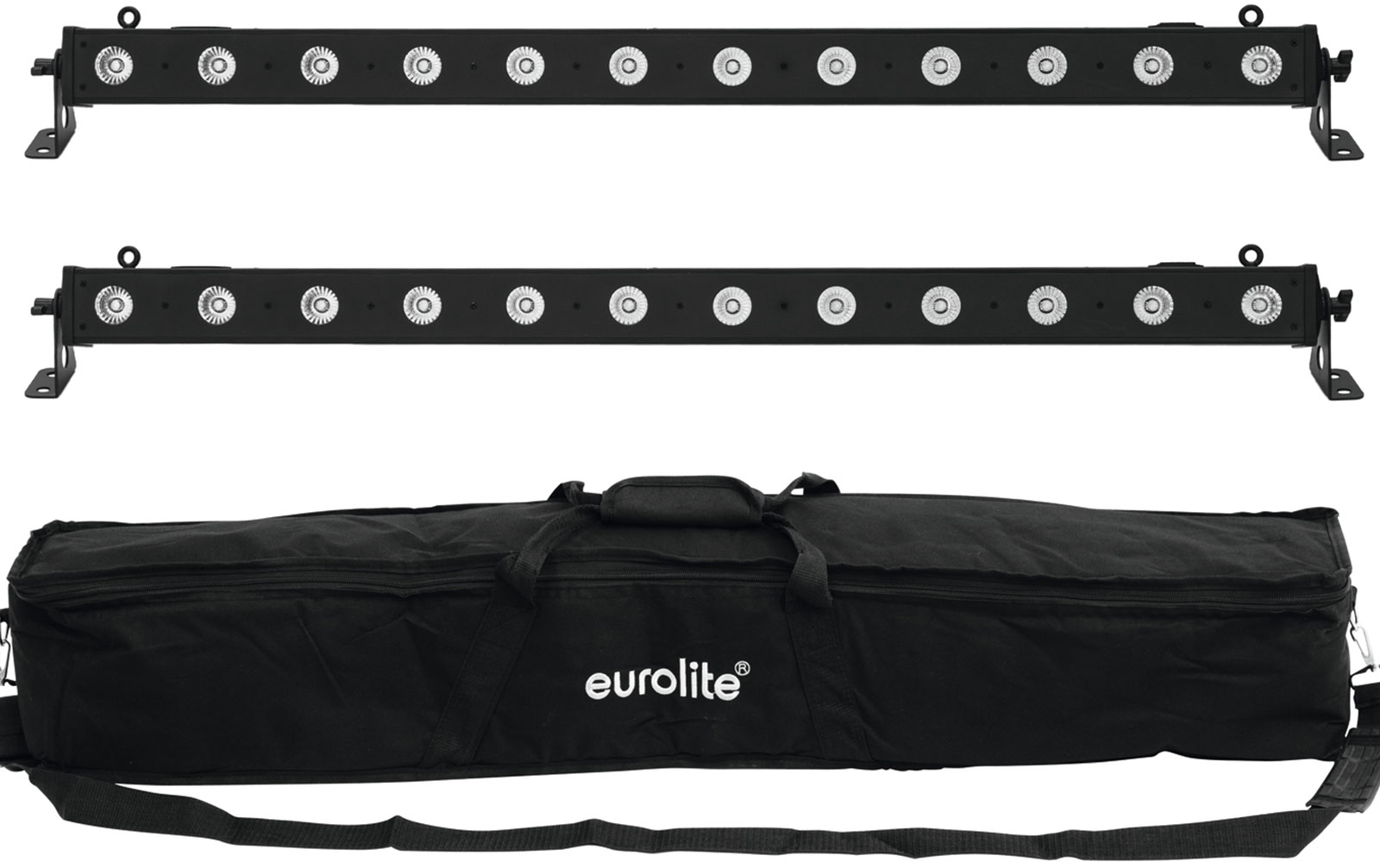 Eurolite Set 2x LED BAR-12 QCL RGBW + Soft Bag Eurolite Set 2x LED BAR-12 QCL RGBW + Soft Bag von Eurolite