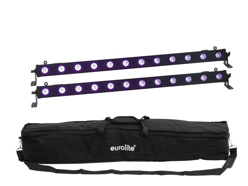 Eurolite Set 2x LED BAR-12 UV Leiste + Soft-Bag von Eurolite