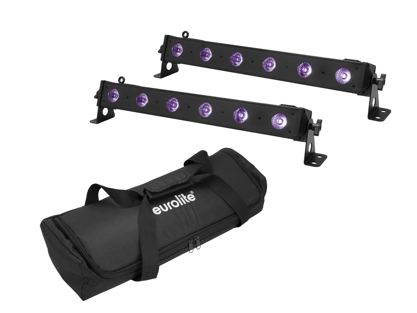 Eurolite Set 2x LED BAR-6 UV Leiste + Soft-Bag von Eurolite
