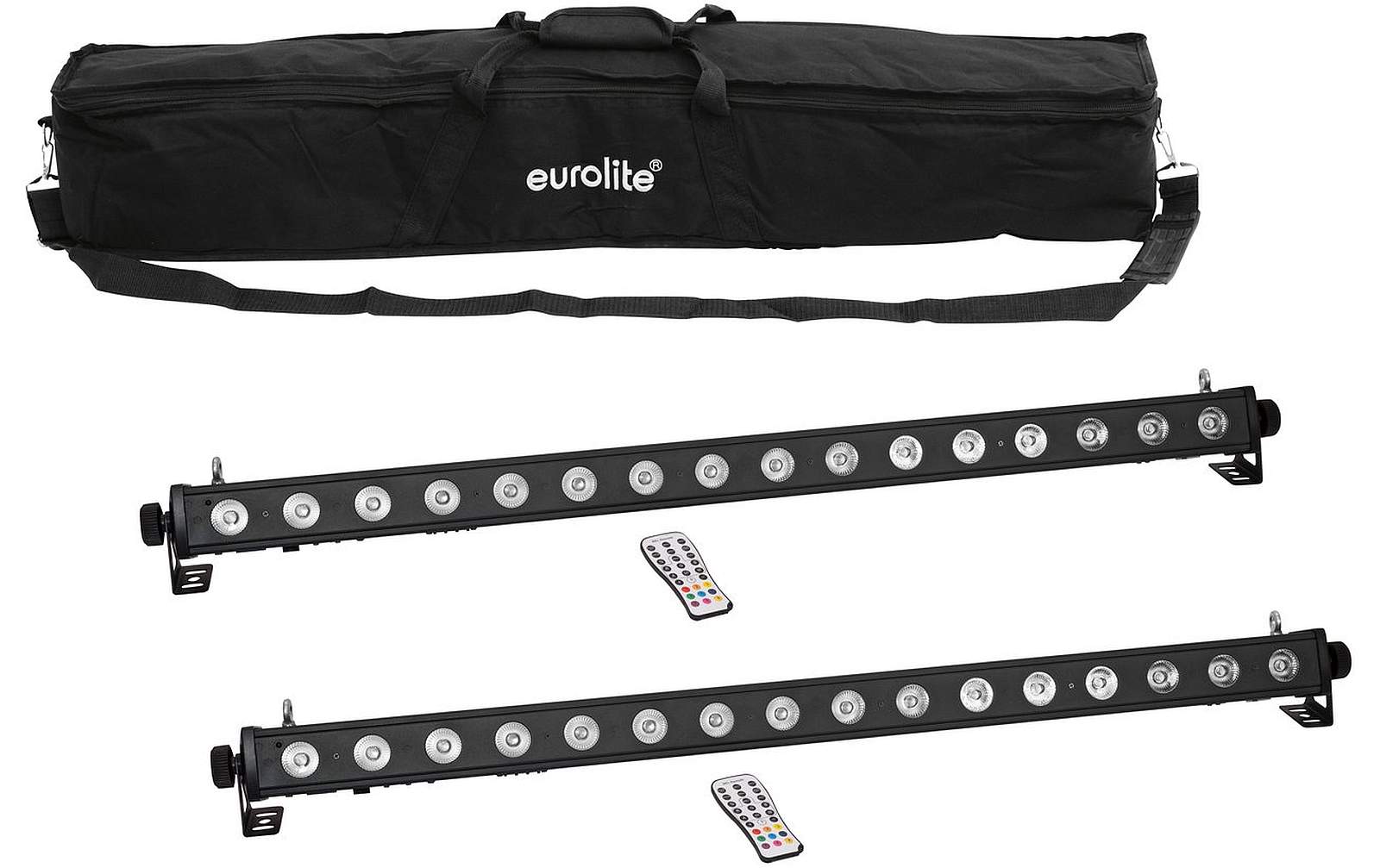 Eurolite Set 2x LED PIX-16 QCL Leiste + Soft-Bag Eurolite Set 2x LED PIX-16 QCL Leiste + Soft-Bag von Eurolite