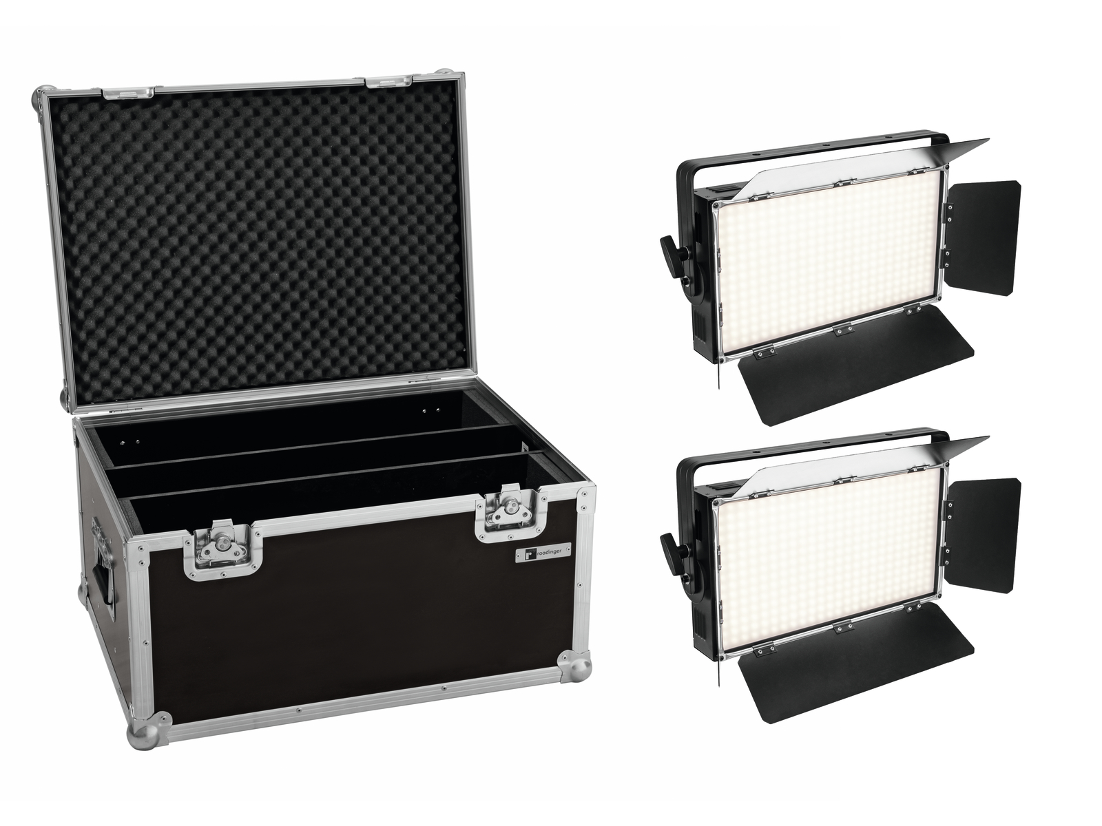 Eurolite Set 2x LED PLL-360 3200K Panel + Case Eurolite Set 2x LED PLL-360 3200K Panel + Case von Eurolite