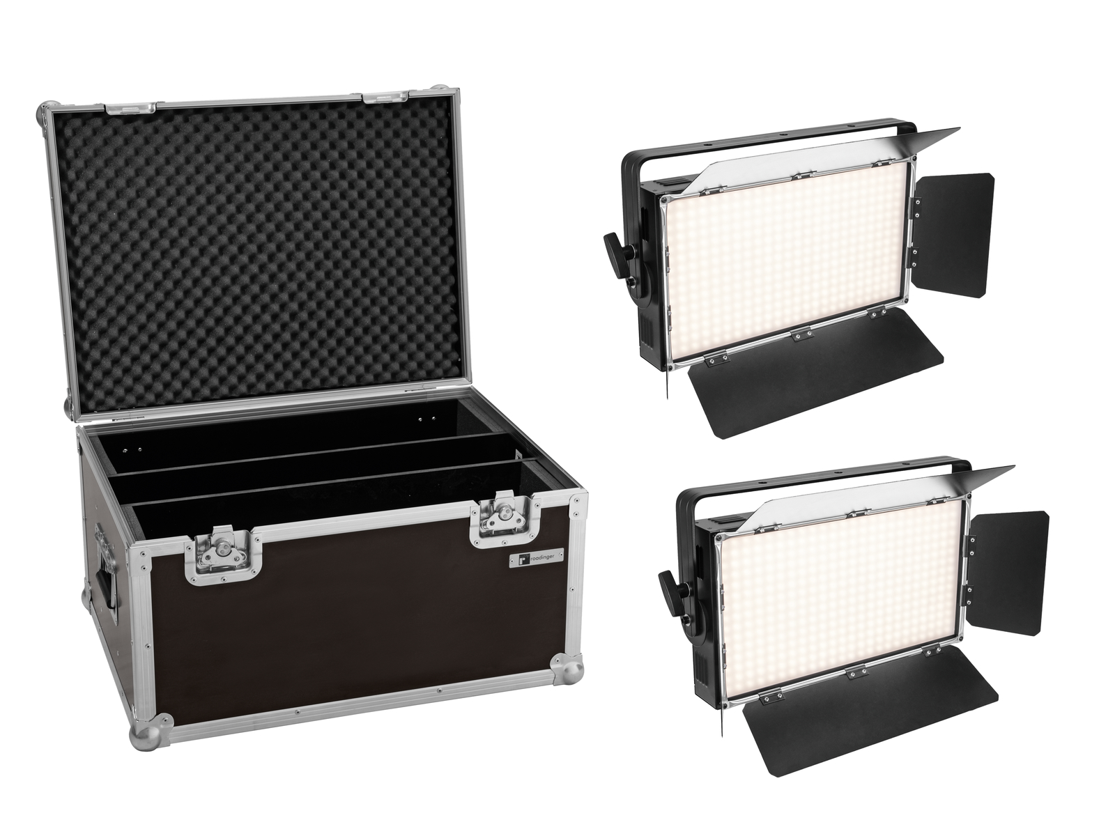 Eurolite Set 2x LED PLL-360 6000K Panel + Case Eurolite Set 2x LED PLL-360 6000K Panel + Case von Eurolite