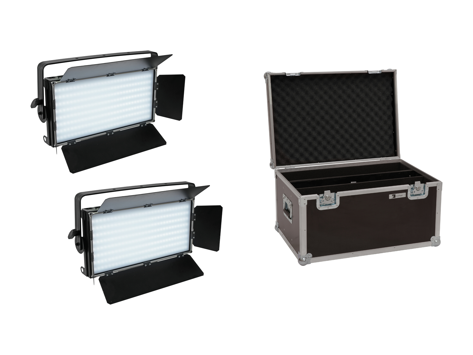 Eurolite Set 2x LED PLL-480 CW/WW Panel + Case Eurolite Set 2x LED PLL-480 CW/WW Panel + Case von Eurolite
