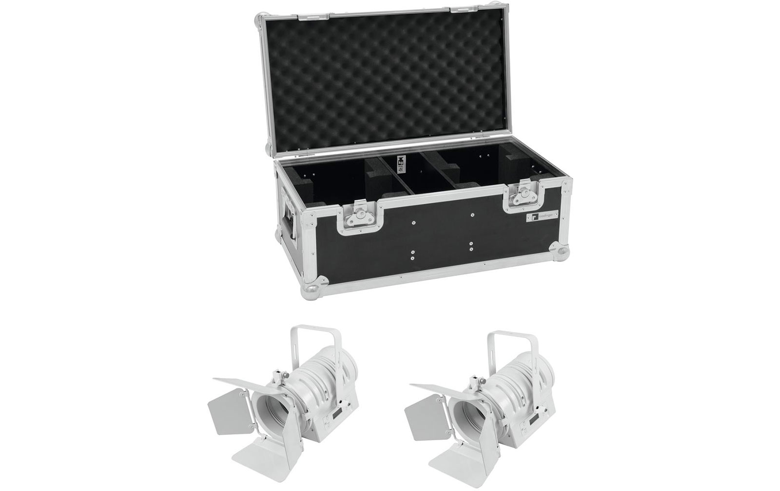 Eurolite Set 2x LED THA-40PC ws + Case Eurolite Set 2x LED THA-40PC ws + Case von Eurolite