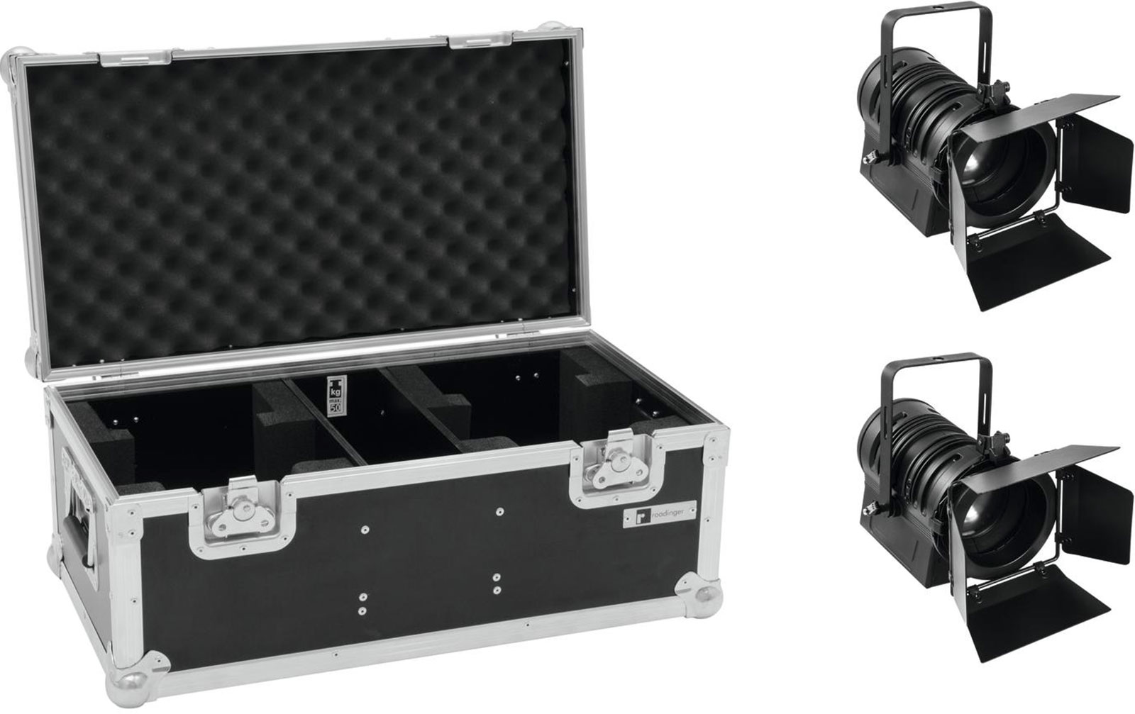 Eurolite Set 2x LED THA-60PC + Case von Eurolite