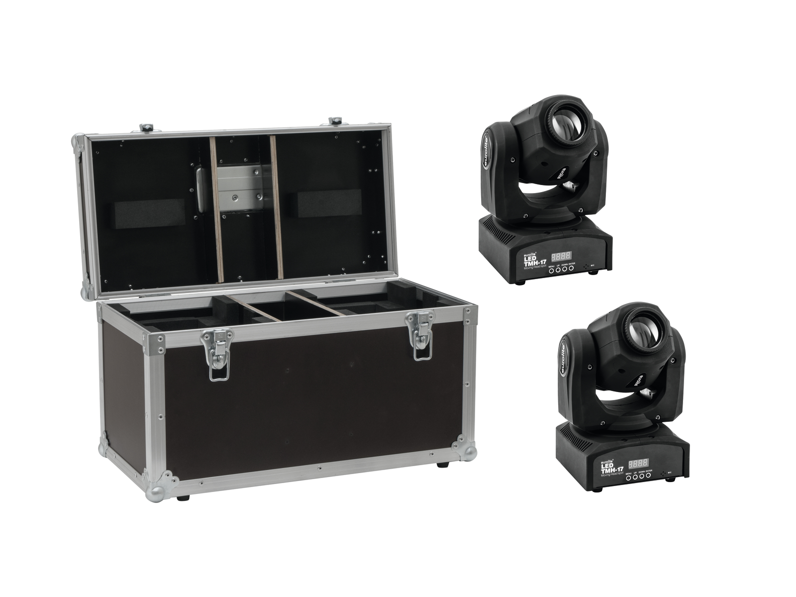 Eurolite Set 2x LED TMH-17 Spot + Case von Eurolite