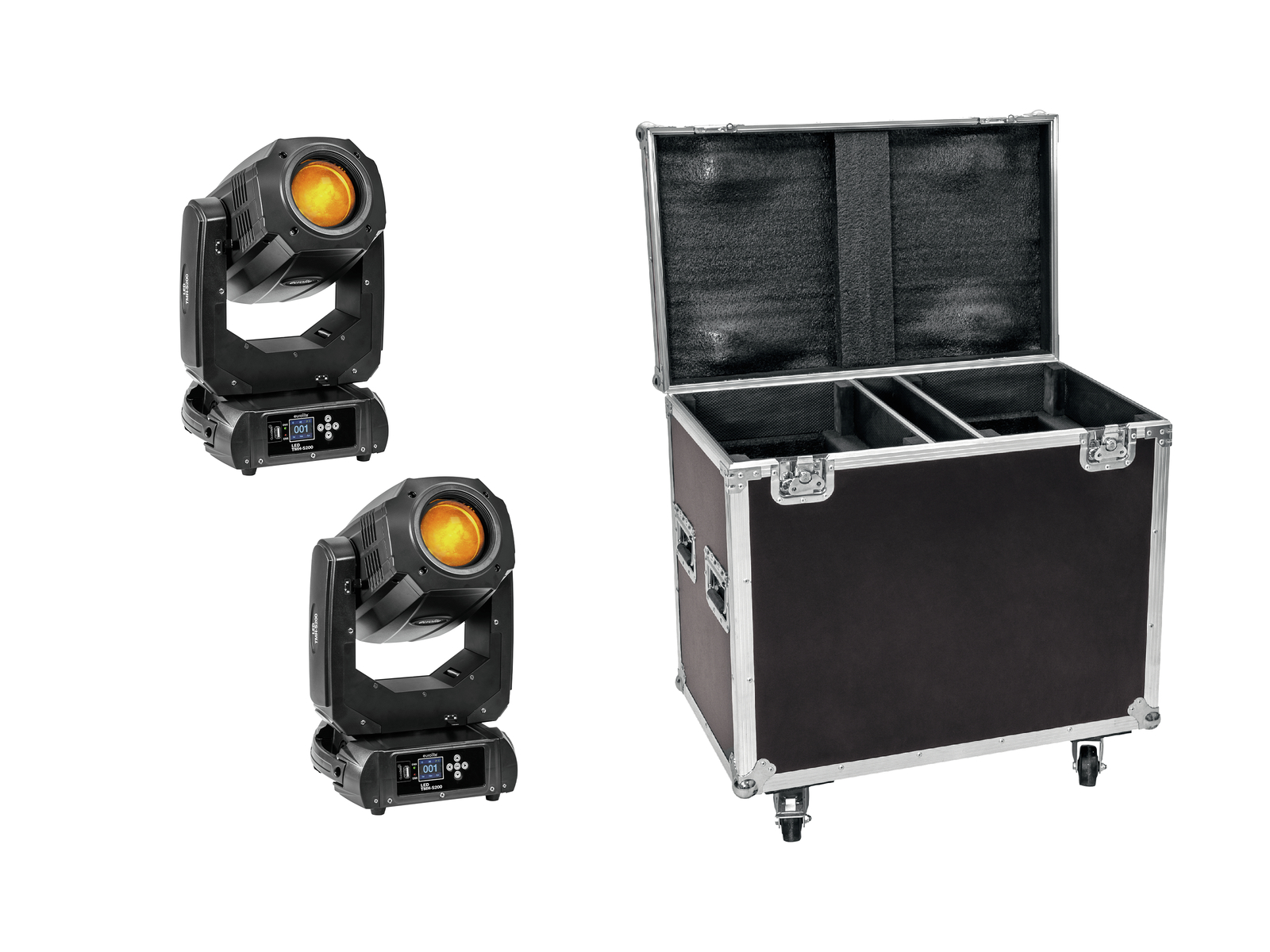 Eurolite Set 2x LED TMH-S200 + Case Eurolite Set 2x LED TMH-S200 + Case von Eurolite