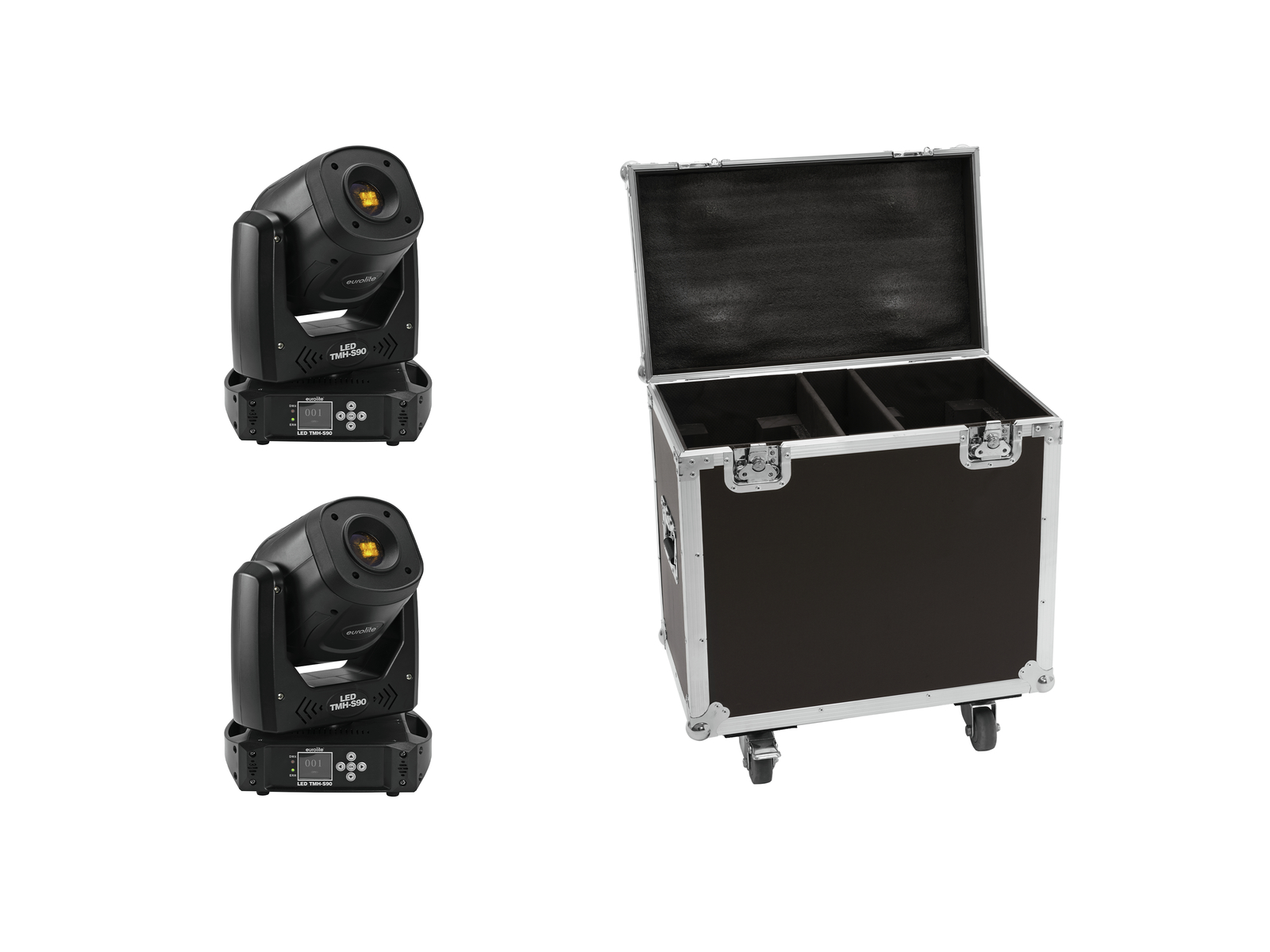 Eurolite Set 2x LED TMH-S90 + Case von Eurolite