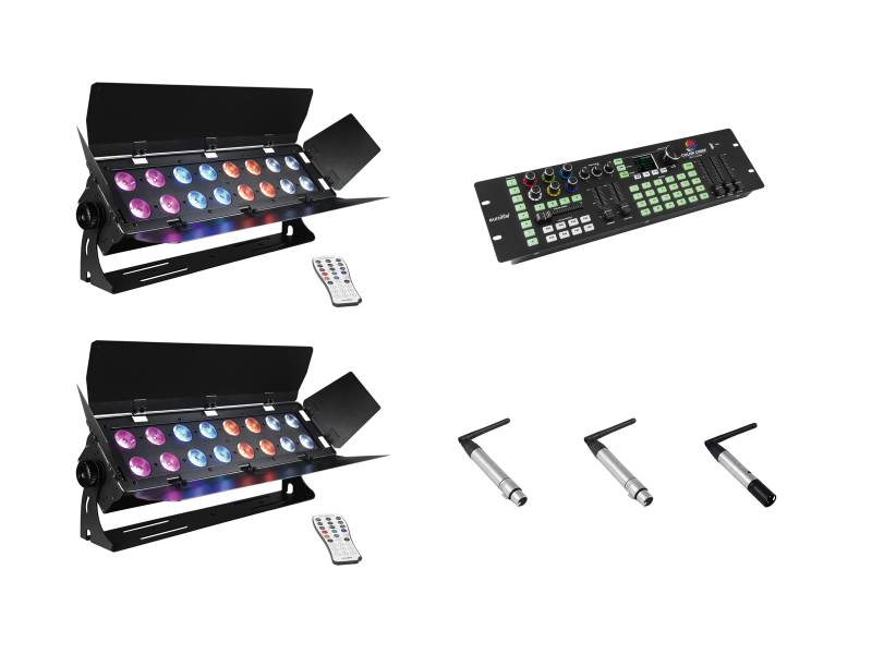 Eurolite Set 2x Stage Panel 16 + Color Chief + QuickDMX Sender + von Eurolite