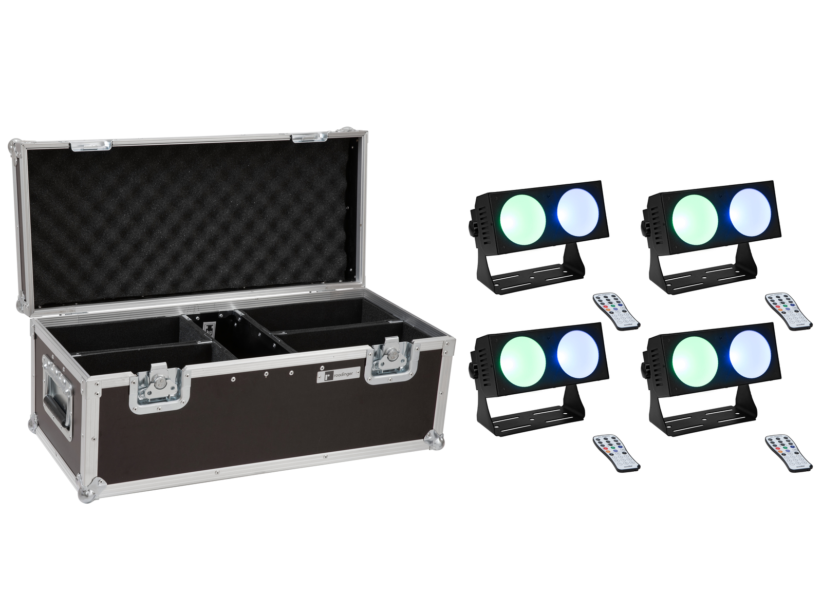 Eurolite Set 4x LED CBB-2 COB RGB Leiste + Case Eurolite Set 4x LED CBB-2 COB RGB Leiste + Case von Eurolite