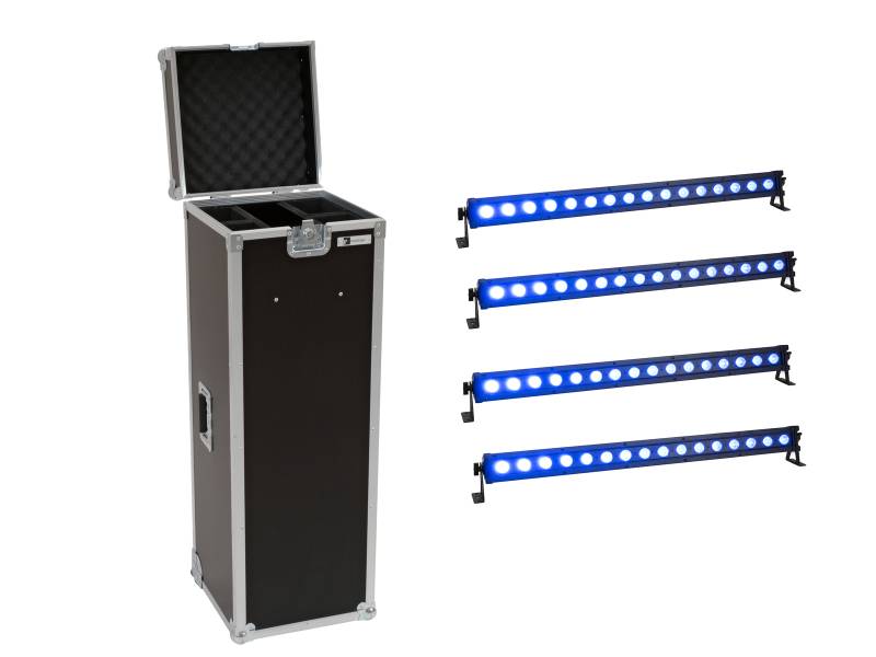 Eurolite Set 4x LED IP T-Bar 16 QCL Leiste + Case von Eurolite