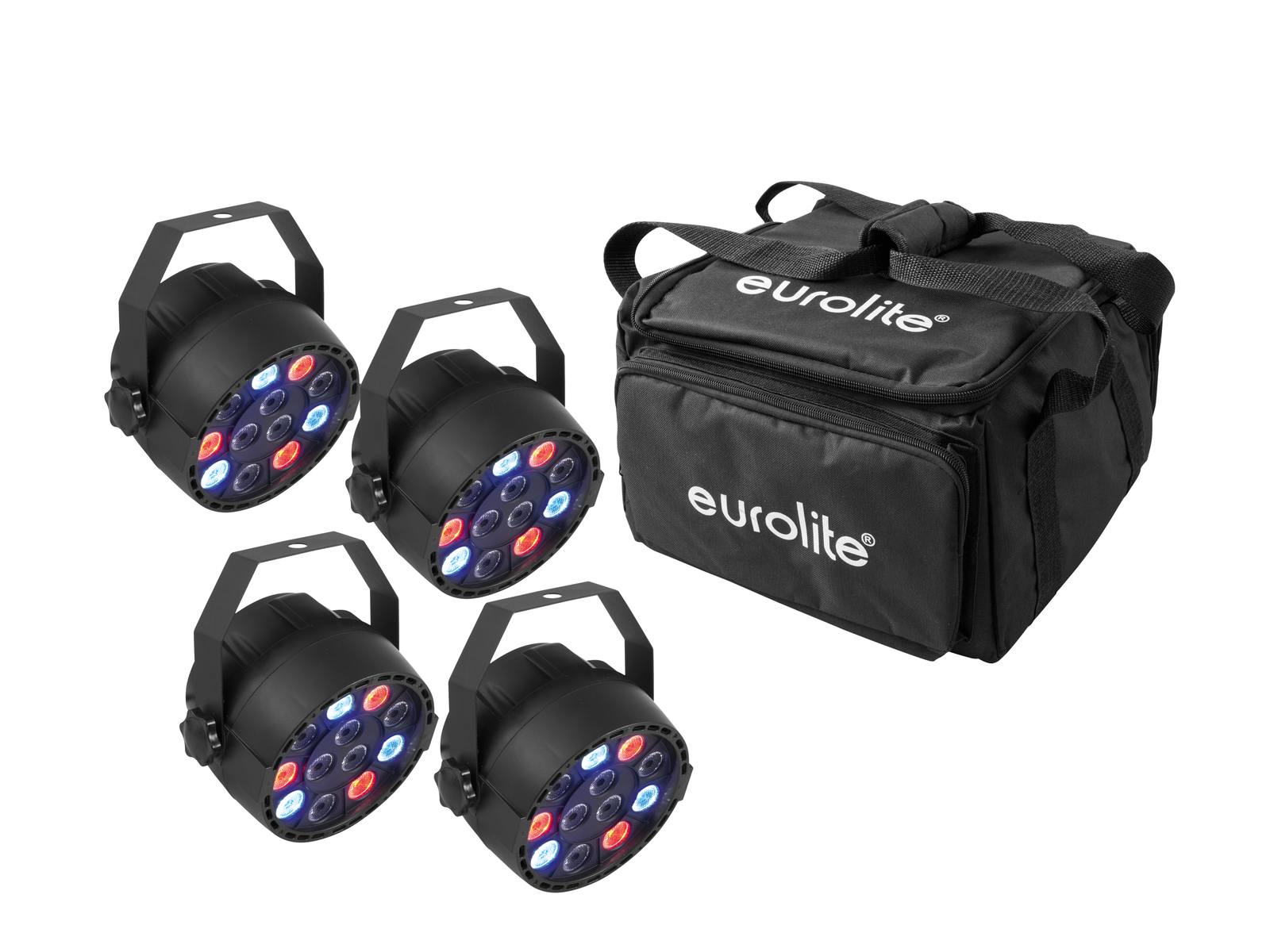 Eurolite Set 4x LED PARty Spot + Soft-Bag von Eurolite