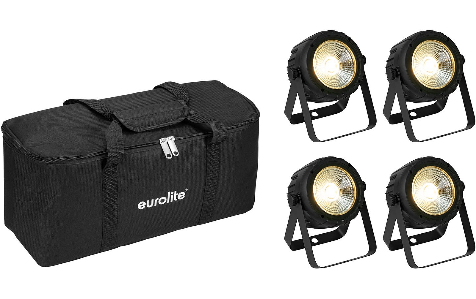 Eurolite Set 4x LED PARty Spot COB + Soft-Bag von Eurolite