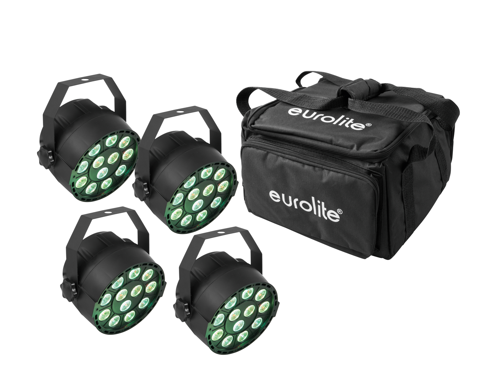 Eurolite Set 4x LED PARty TCL Spot + Soft-Bag von Eurolite