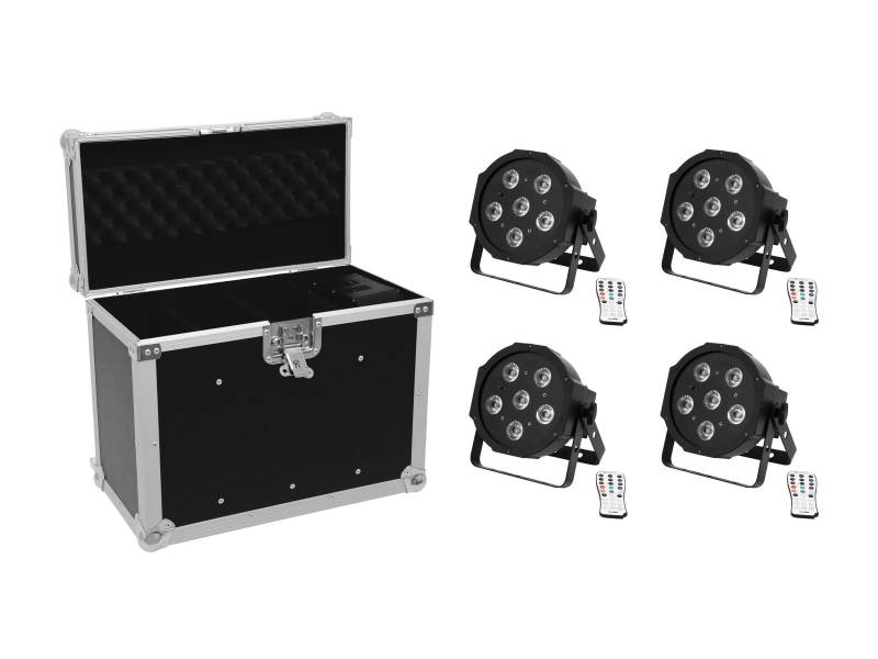 Eurolite Set 4x LED SLS-603 + Case EC-SL4M Größe M von Eurolite