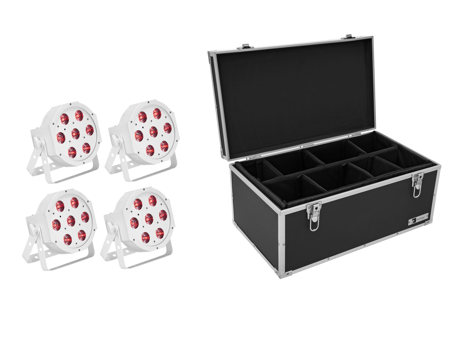 Eurolite Set 4x LED SLS-7 HCL Floor weiß + Case Eurolite Set 4x LED SLS-7 HCL Floor weiß + Case von Eurolite