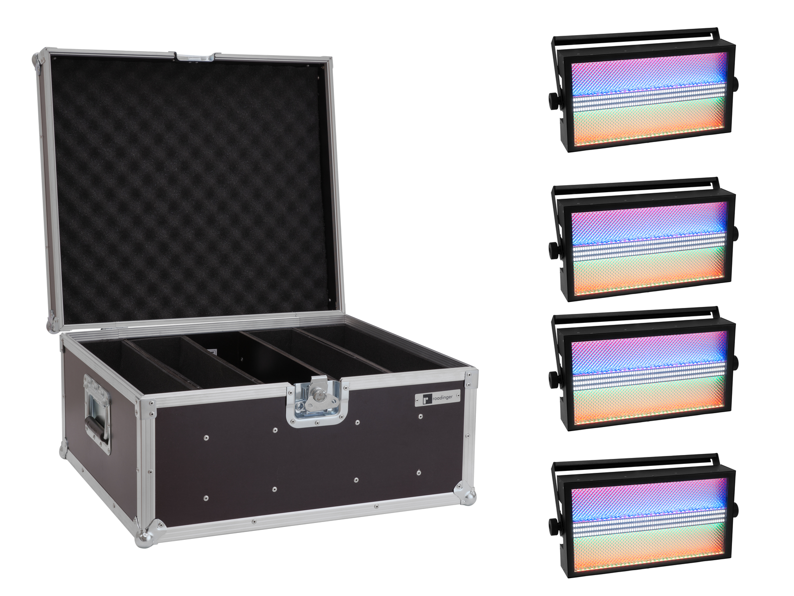 Eurolite Set 4x LED Super Strobe ABL + Case Eurolite Set 4x LED Super Strobe ABL + Case von Eurolite