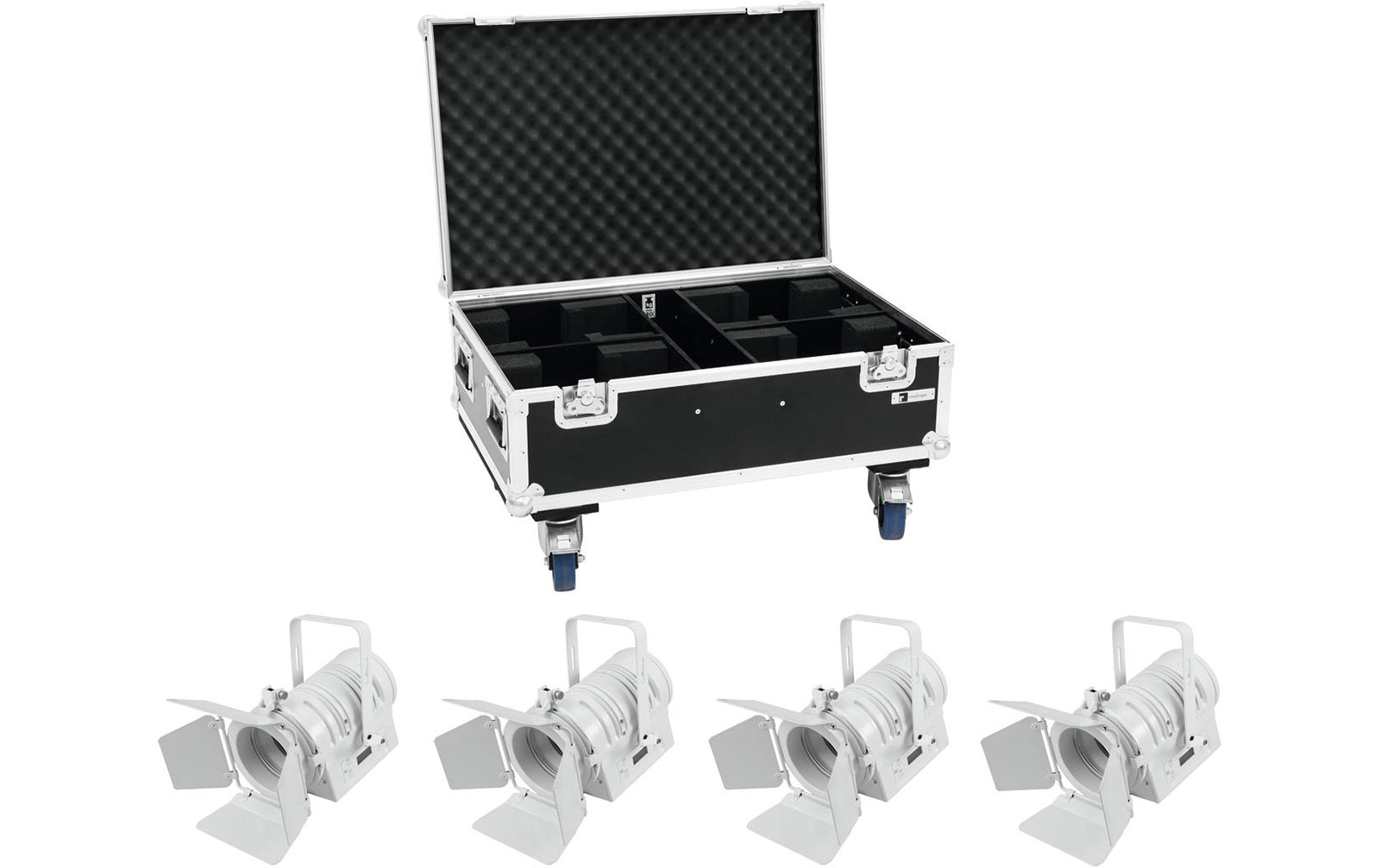 Eurolite Set 4x LED THA-40PC ws + Case von Eurolite