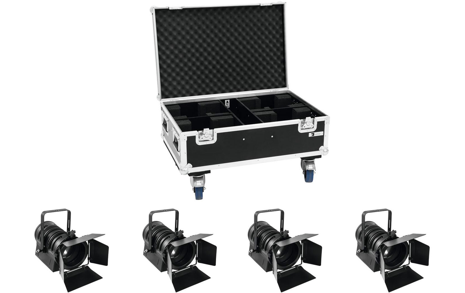 Eurolite Set 4x LED THA-60PC + Case von Eurolite