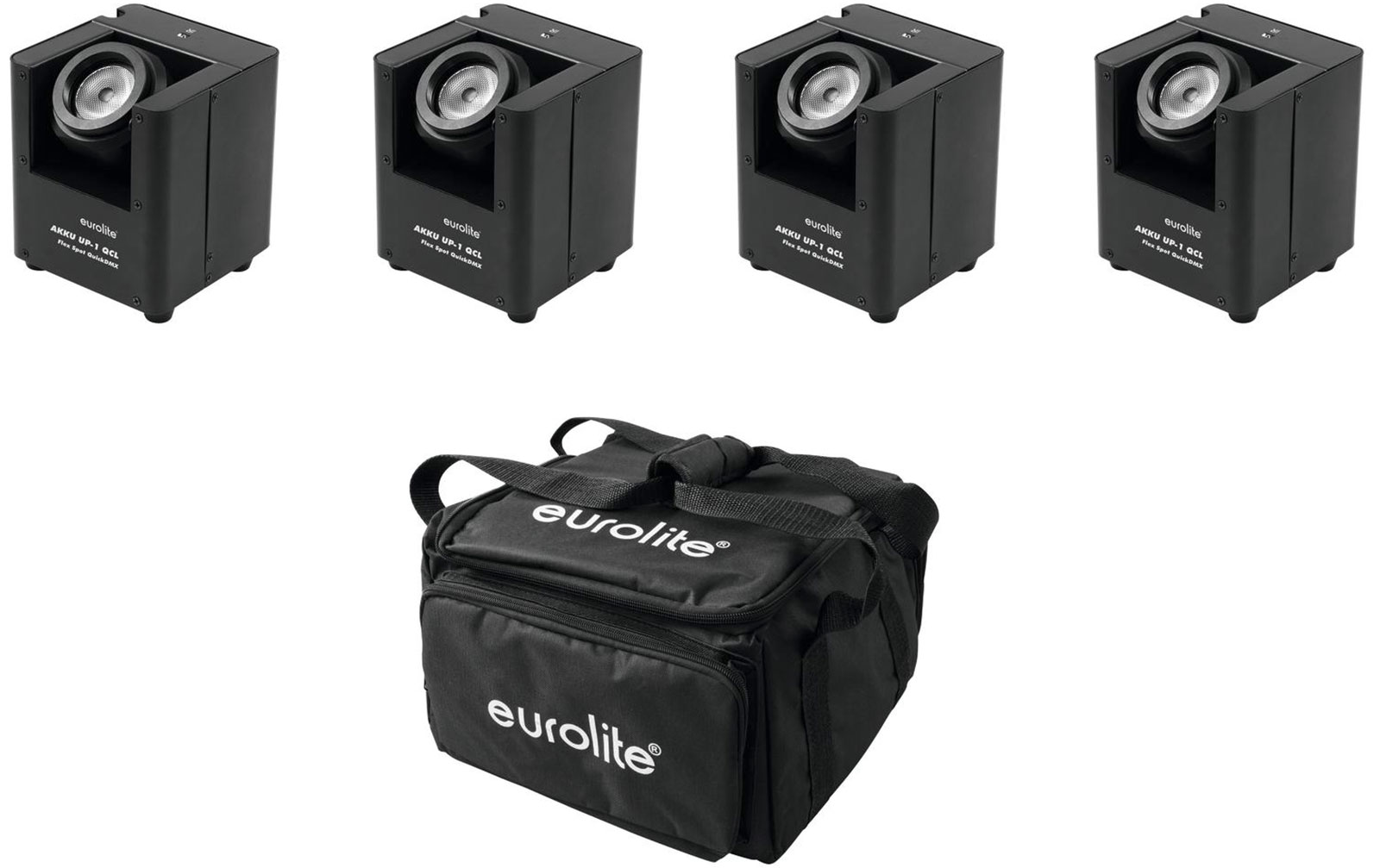 Eurolite Set 4x Set 4x AKKU UP-1 + SB-4 Soft-Bag Eurolite Set 4x Set 4x AKKU UP-1 + SB-4 Soft-Bag von Eurolite