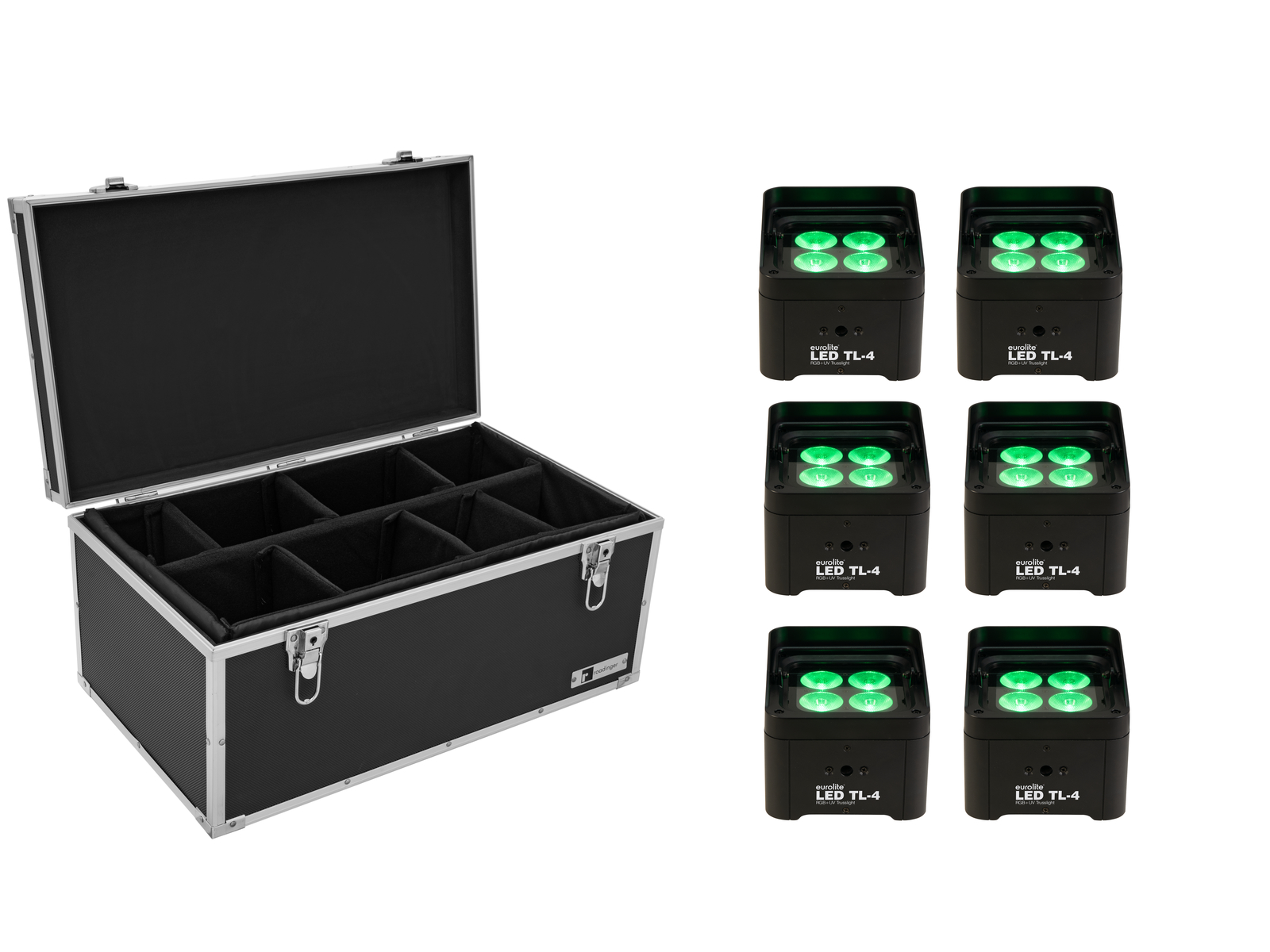 Eurolite Set 6x LED TL-4 Trusslight + Case von Eurolite