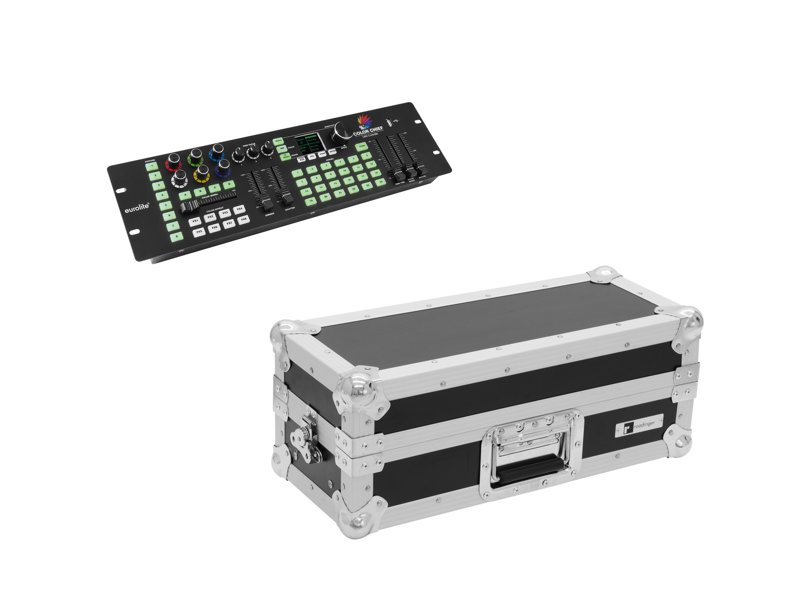 Eurolite Set DMX LED Color Chief + Case von Eurolite