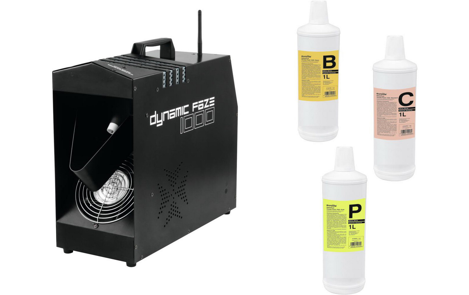 Eurolite Set Dynamic Faze 1000 + Fluide Eurolite Set Dynamic Faze 1000 + Fluide von Eurolite