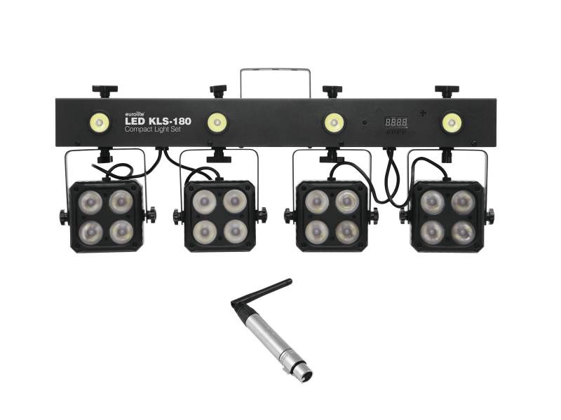 Eurolite Set LED KLS-180 + QuickDMX Funkempfänger von Eurolite