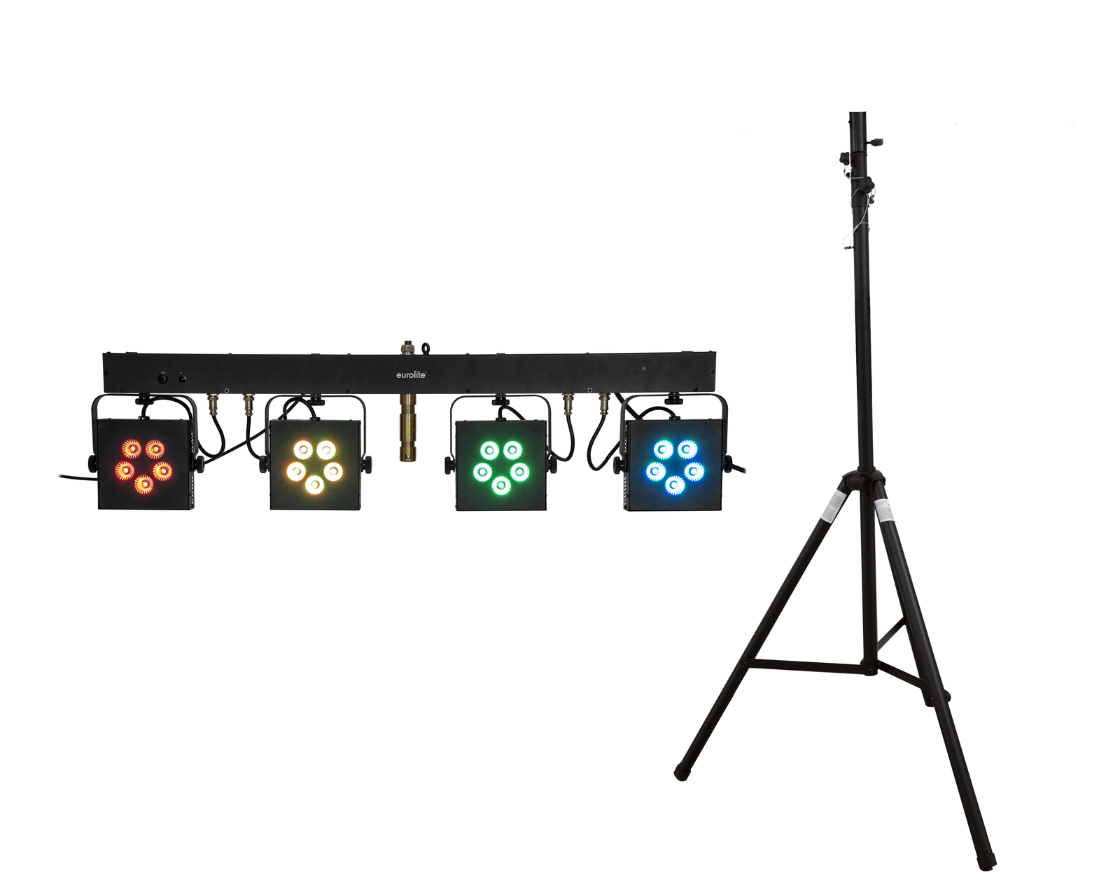 Eurolite Set LED KLS-902 + STV-40S-WOT Stahlstativ von Eurolite