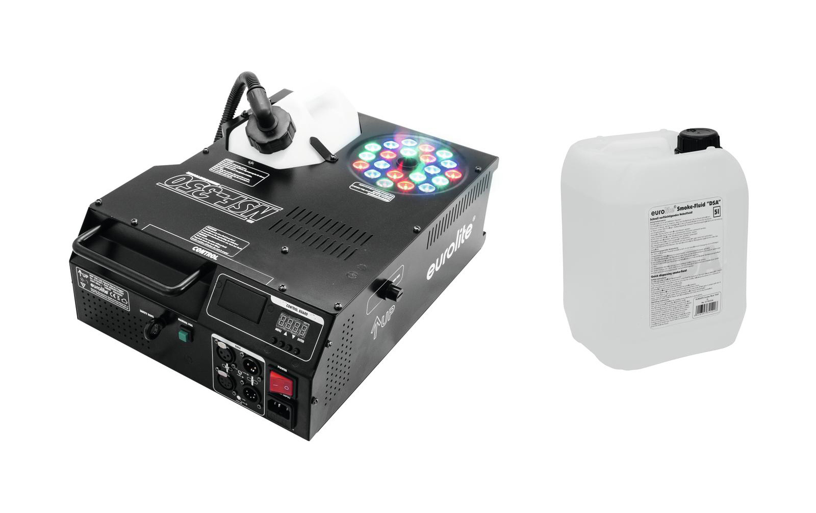 Eurolite Set NSF-350 + Smoke Fluid -DSA- 5l Eurolite Set NSF-350 + Smoke Fluid -DSA- 5l von Eurolite