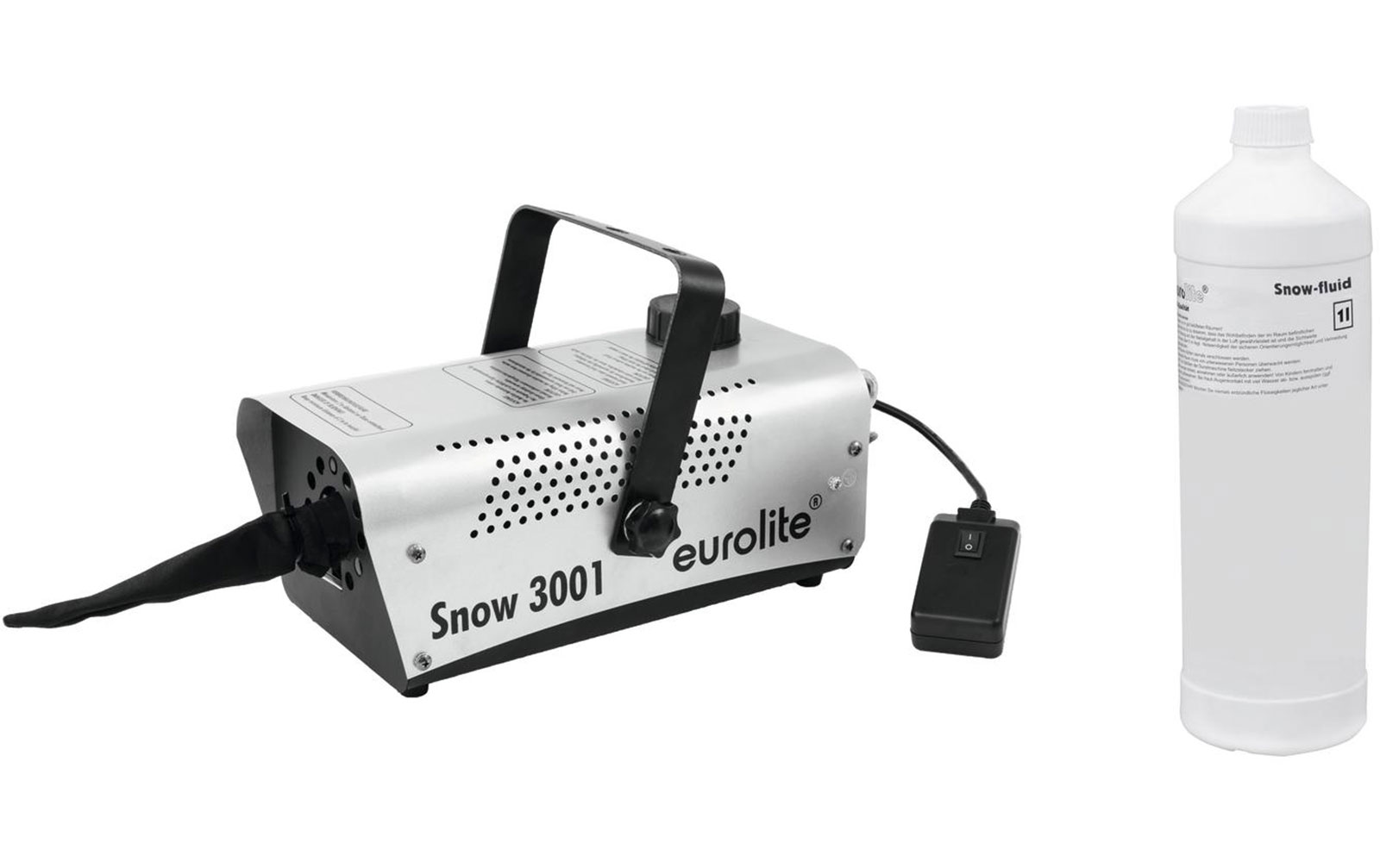 Eurolite Set Snow 3001 Schneemaschine + Schneefluid 1l von Eurolite