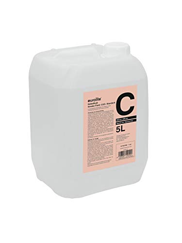 Eurolite Smoke Fluid -C2D- Standard 5 Liter | Nebelfluid für Nebelmaschinen | Mittlere Dichte und lange Standzeit | Made in Germany | Geruchsneutral auf Wasserbasis | Biologisch abbaubar von Eurolite