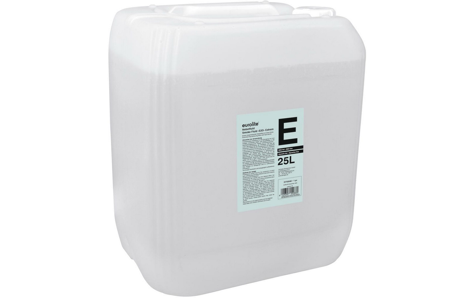 Eurolite Smoke Fluid -E2D- Extrem Nebelfluid 25l Eurolite Smoke Fluid -E2D- Extrem Nebelfluid 25l von Eurolite