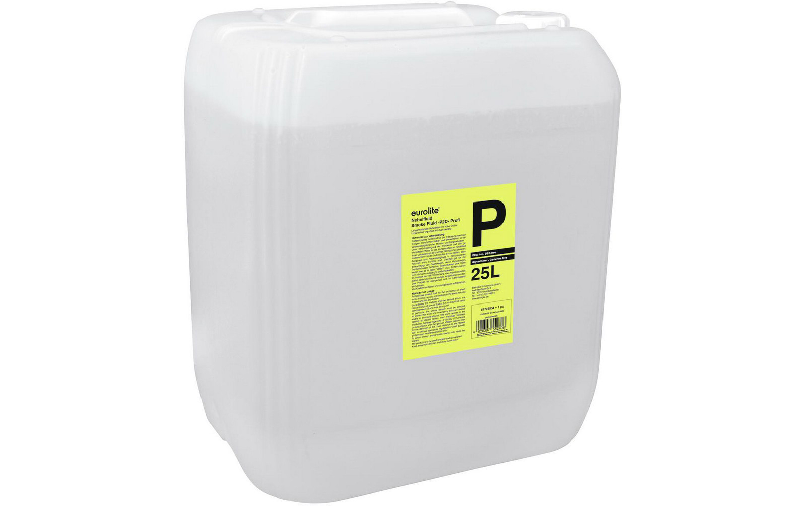 Eurolite Smoke Fluid -P2D- Profi Nebelfluid 25l von Eurolite