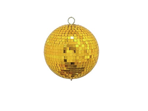 Eurolite Spiegelkugel 15cm gold | Discokugel mit goldenen Facetten | Mirrorball für die ganz besondere Deko von Eurolite