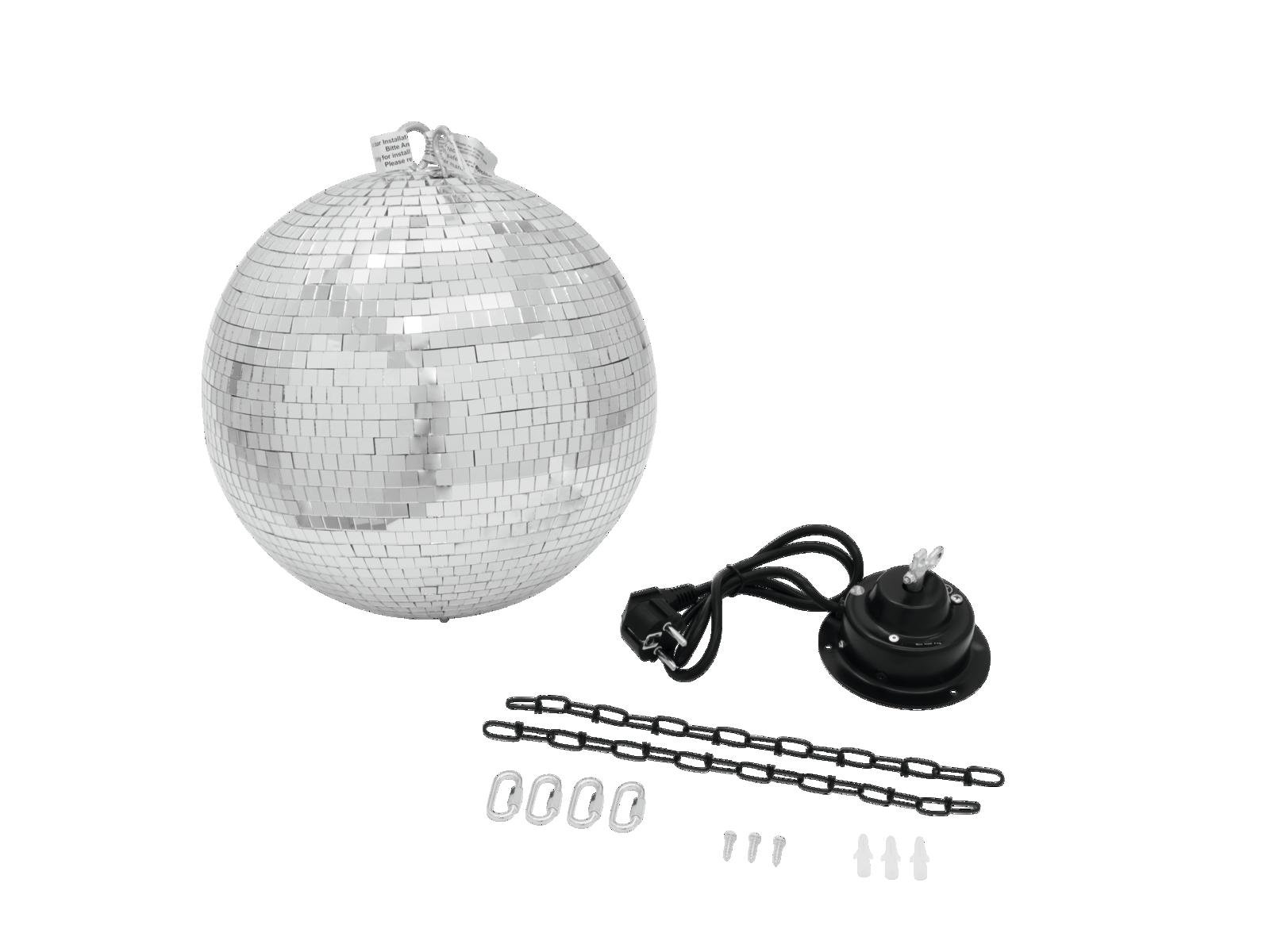 Eurolite Spiegelkugel 30cm, mit Motor MD-1515 Eurolite Spiegelkugel 30cm, mit Motor MD-1515 von Eurolite