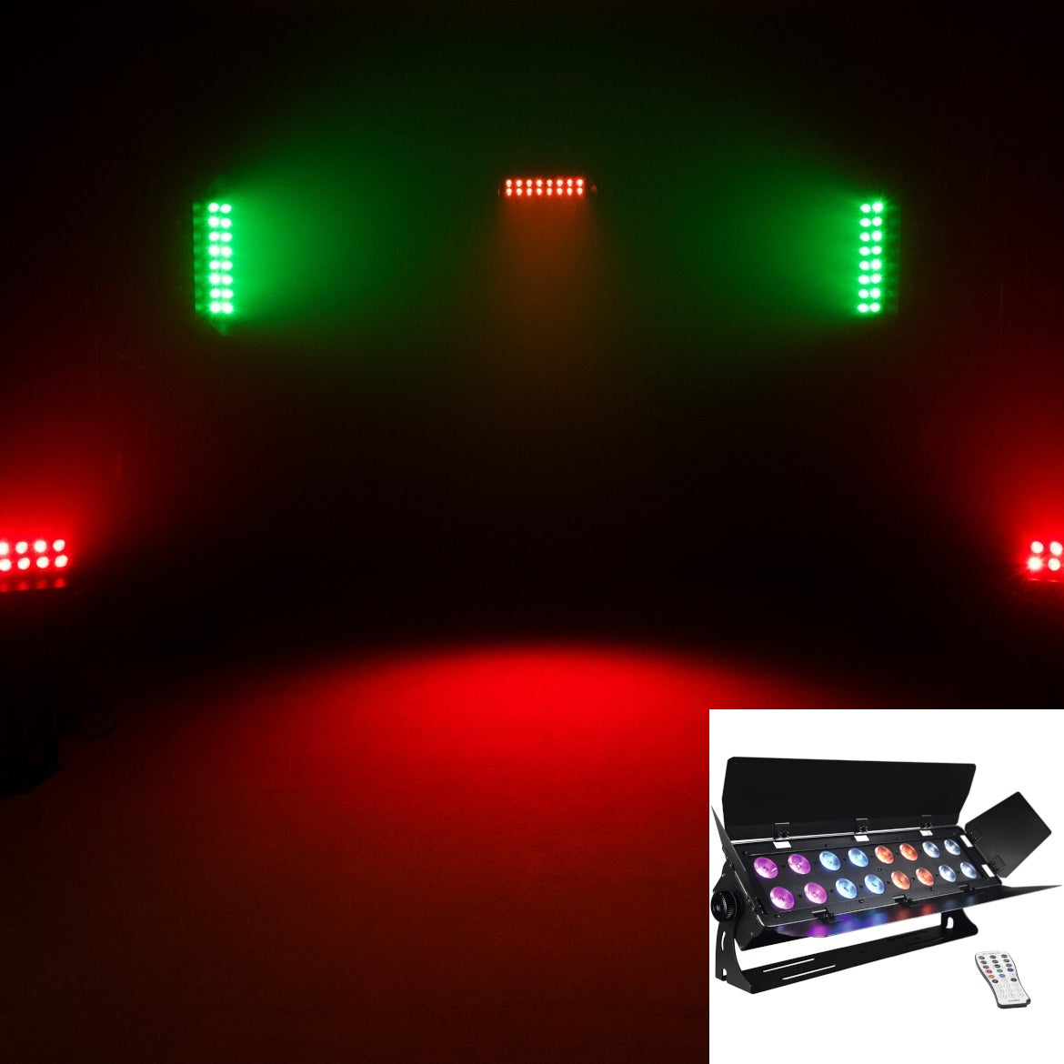 Eurolite Stage Panel 16 HCL LED 12 W, RGBAW+UV von Eurolite