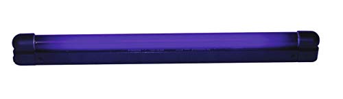 Eurolite UV-Röhre Komplettset 45cm 15W slim | Anschlussfertiges Set mit UV-Röhre | Schwarzlichtparty | Perfekt für jeden Partyraum von Eurolite