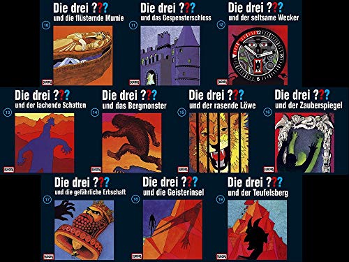 Die Drei Fragezeichen 3 ??? Hörspiel CD 10 - 19 10 x CDs 10er 10 11 12 13 14 15 16 17 18 19 Europa [Audio-CD] von Europa