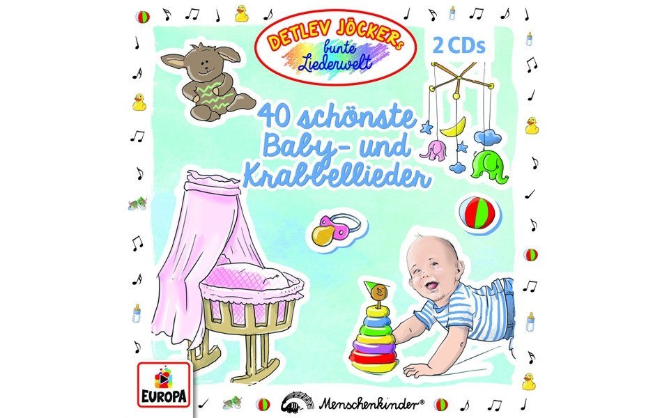 Europa Hörspiel-CD 40 schönste Baby- und Krabbellieder von Europa